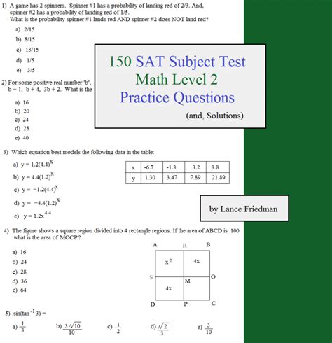 how hard is the math 2 subject test|sat math level 2 practice test.